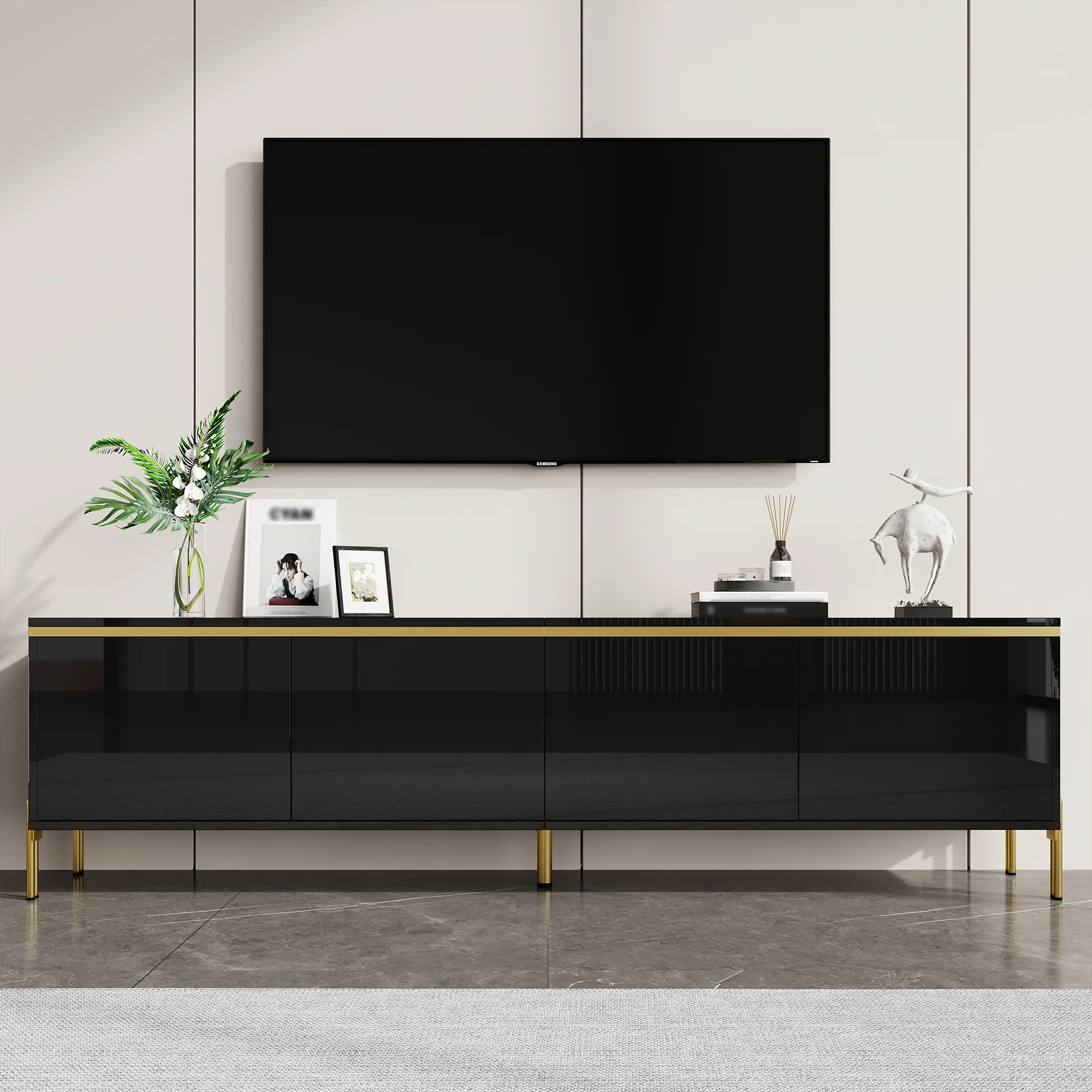 Modern TV Stand Storage