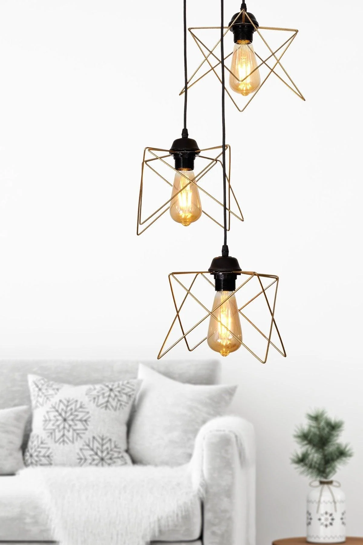 Large black metal chandelier with aged finish