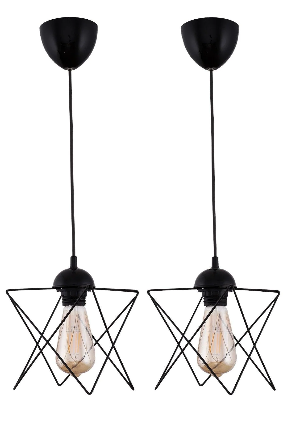 Black dual-head wall sconce with E27 sockets in two shipments