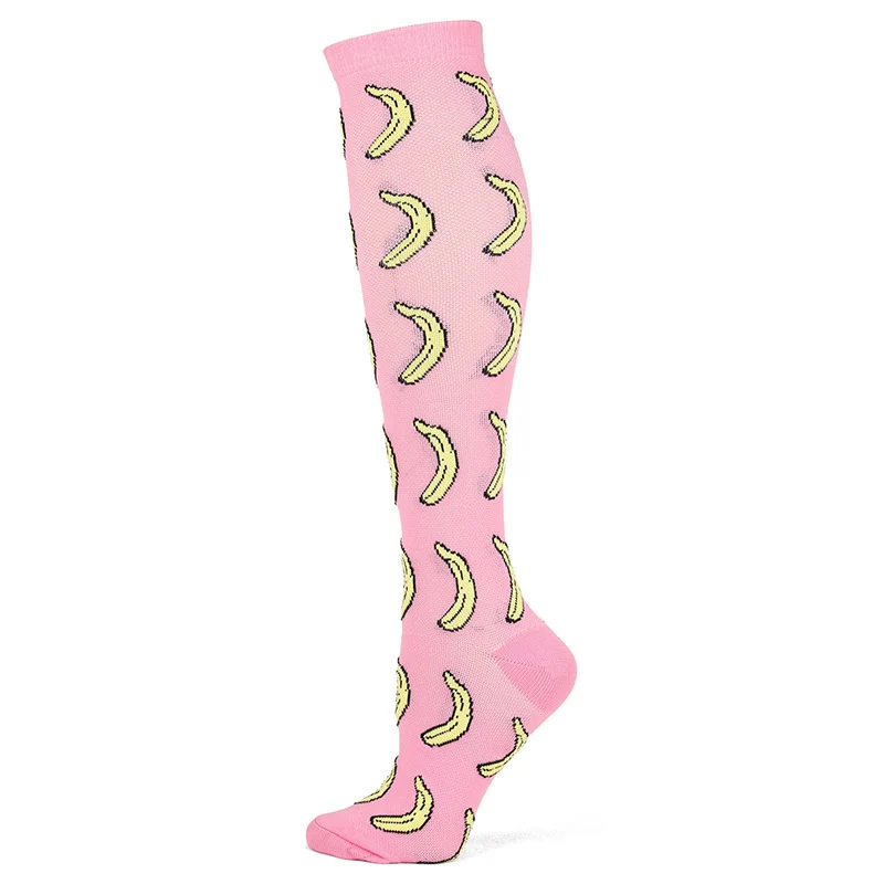 Multicolor Compression Running Socks for Men and Women