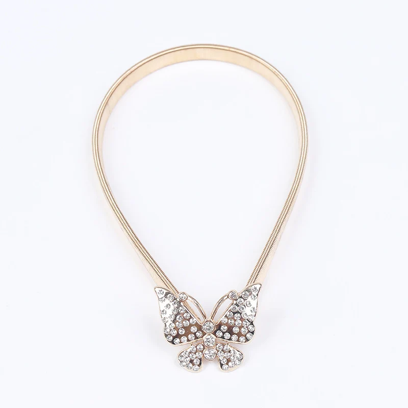 Multicolor Metal Strap Tie Curtain Buckle