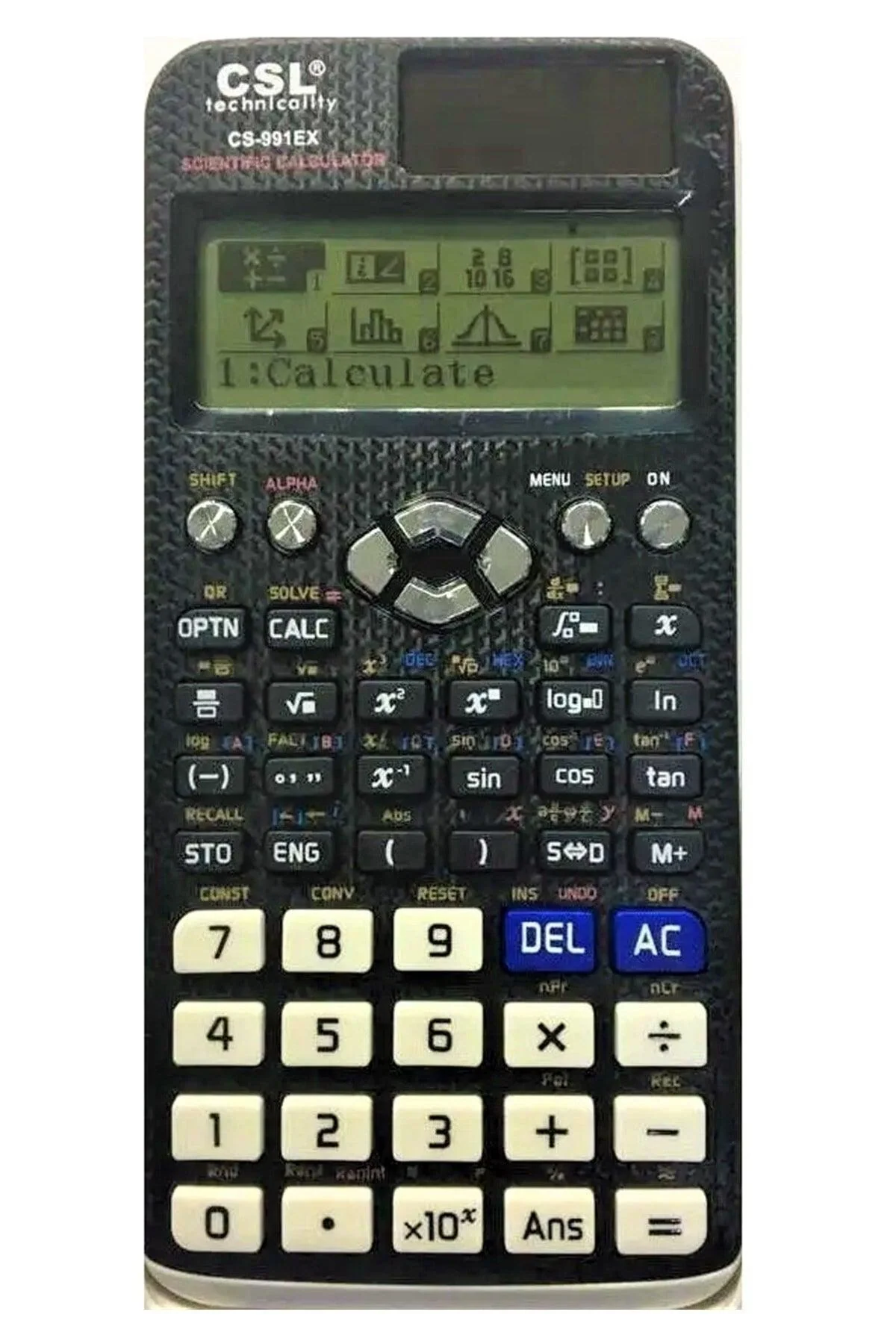 Scientific calculator with 552 functions
