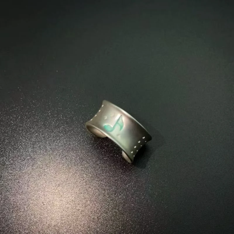 Music Note Silver Ring - Unique Statement Piece