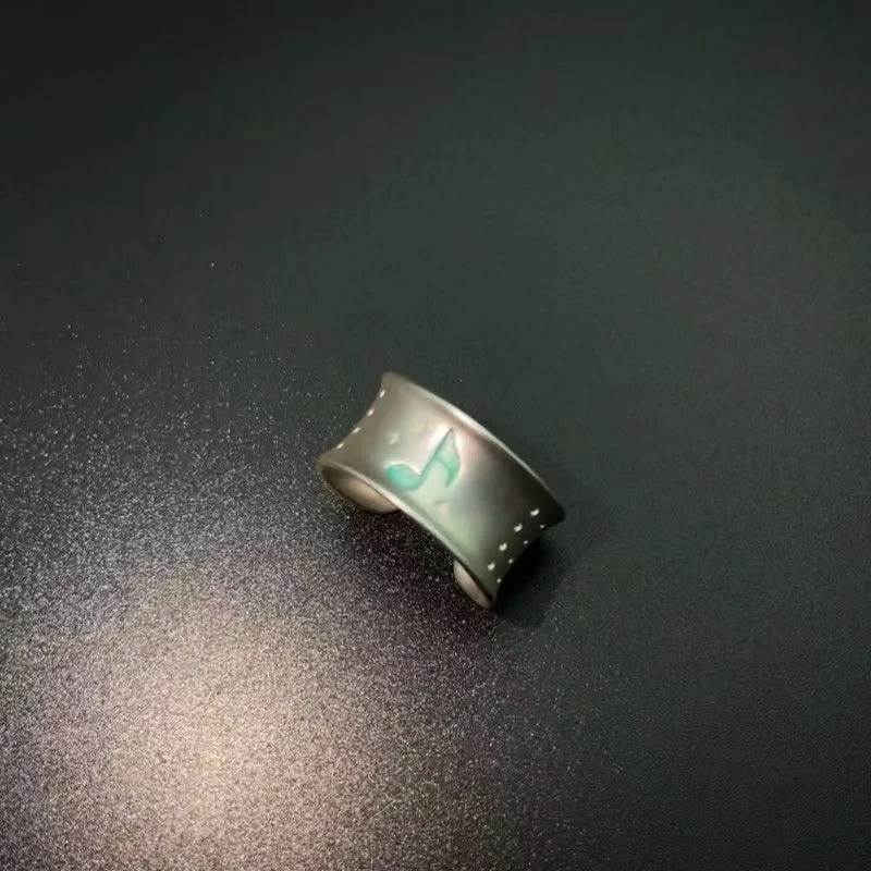 Music Note Silver Ring - Unique Statement Piece