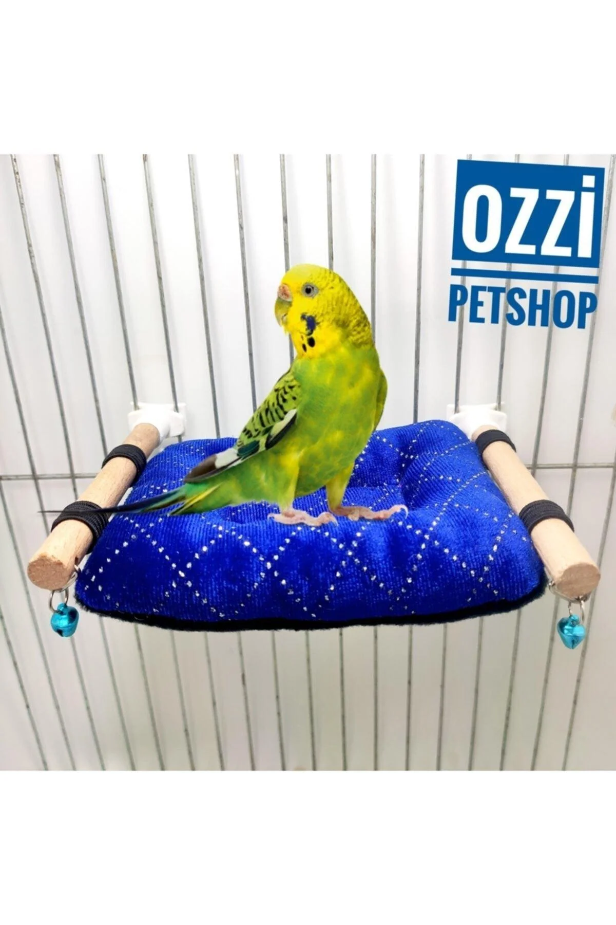 Warm double-sided bird bed with fleece bottom