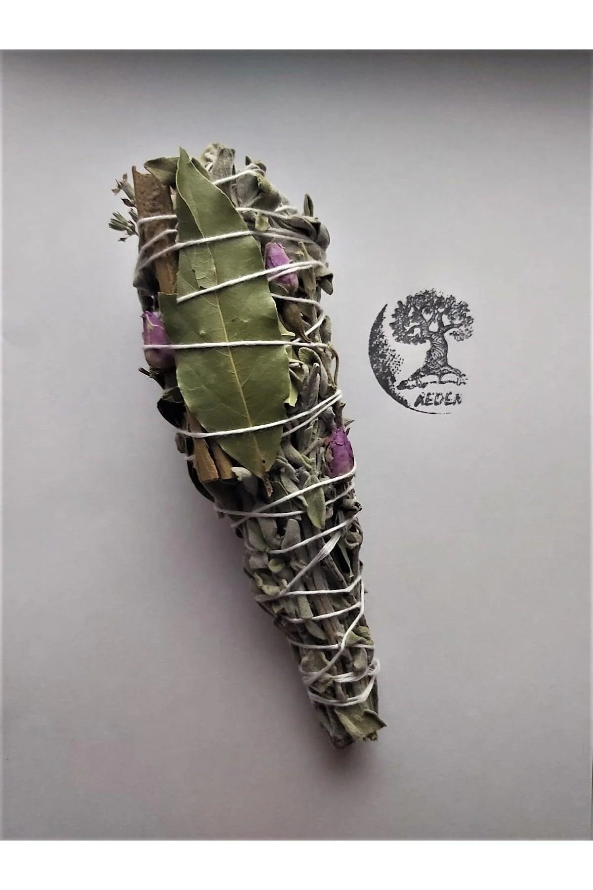 Natural love incense set with lavender, cinnamon, and rose