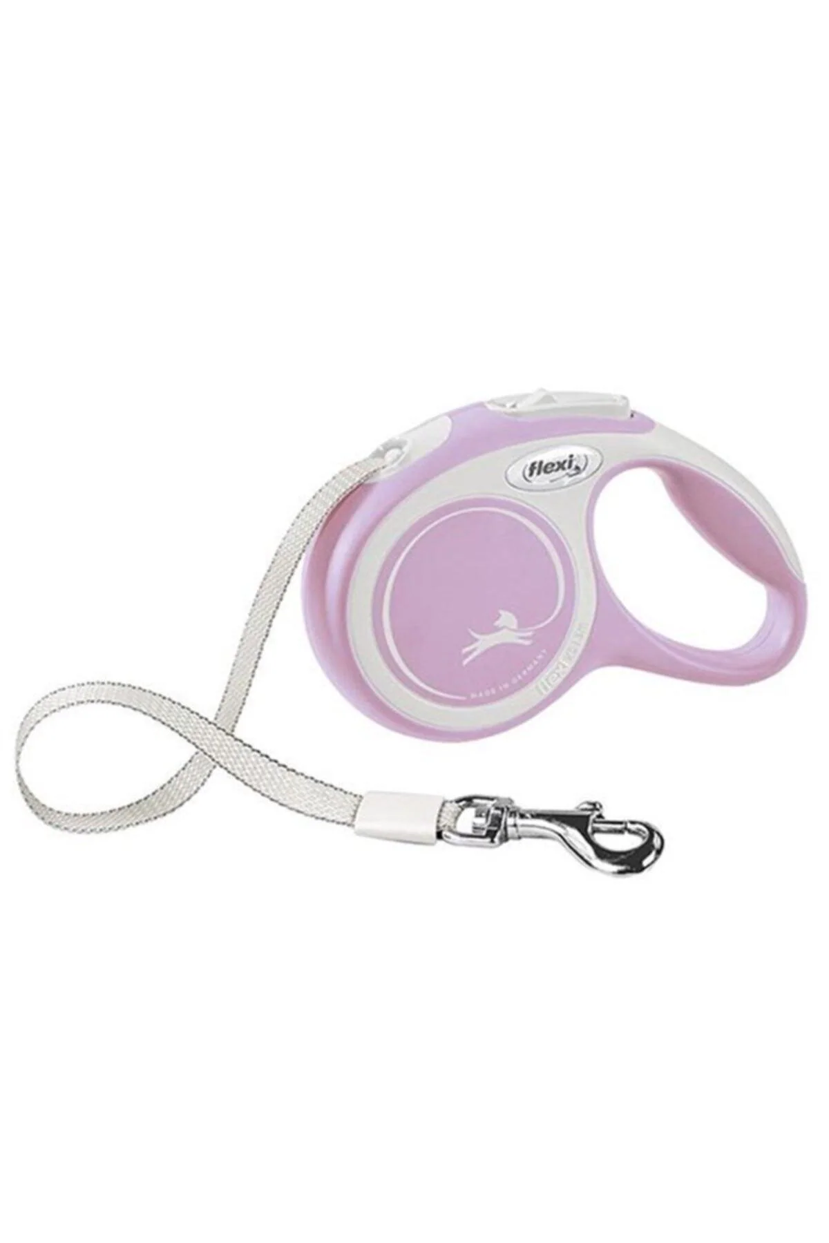 5-meter dog leash with stop button and adjustable handle for walks up to 15 kg