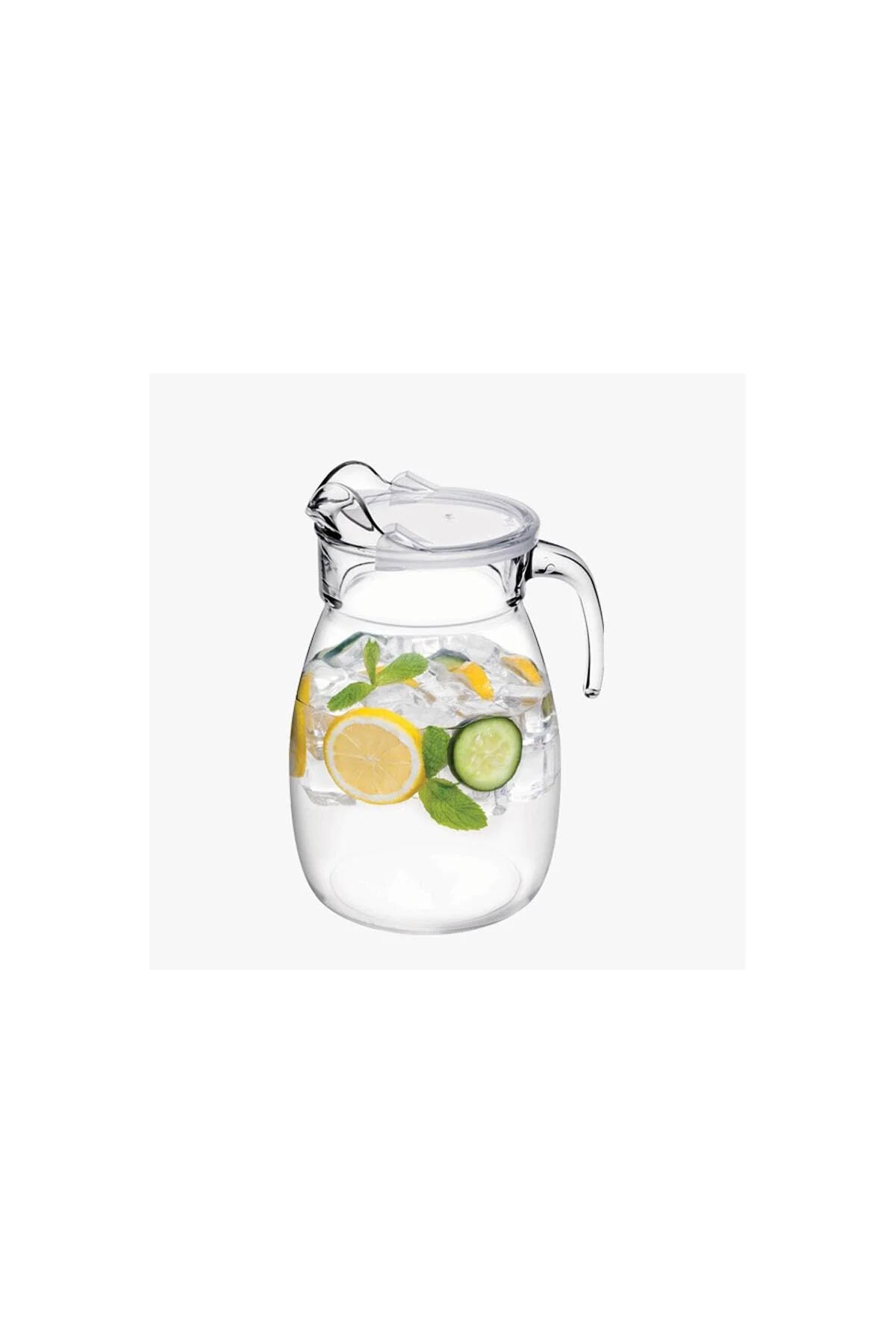 2.5 Liter Glass Pitcher, Clear, No Lid