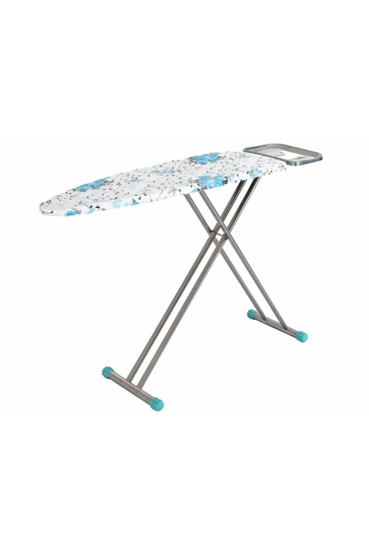 Height-Adjustable Ironing Board with Silicone Pad, 120x41 cm Sheet Size