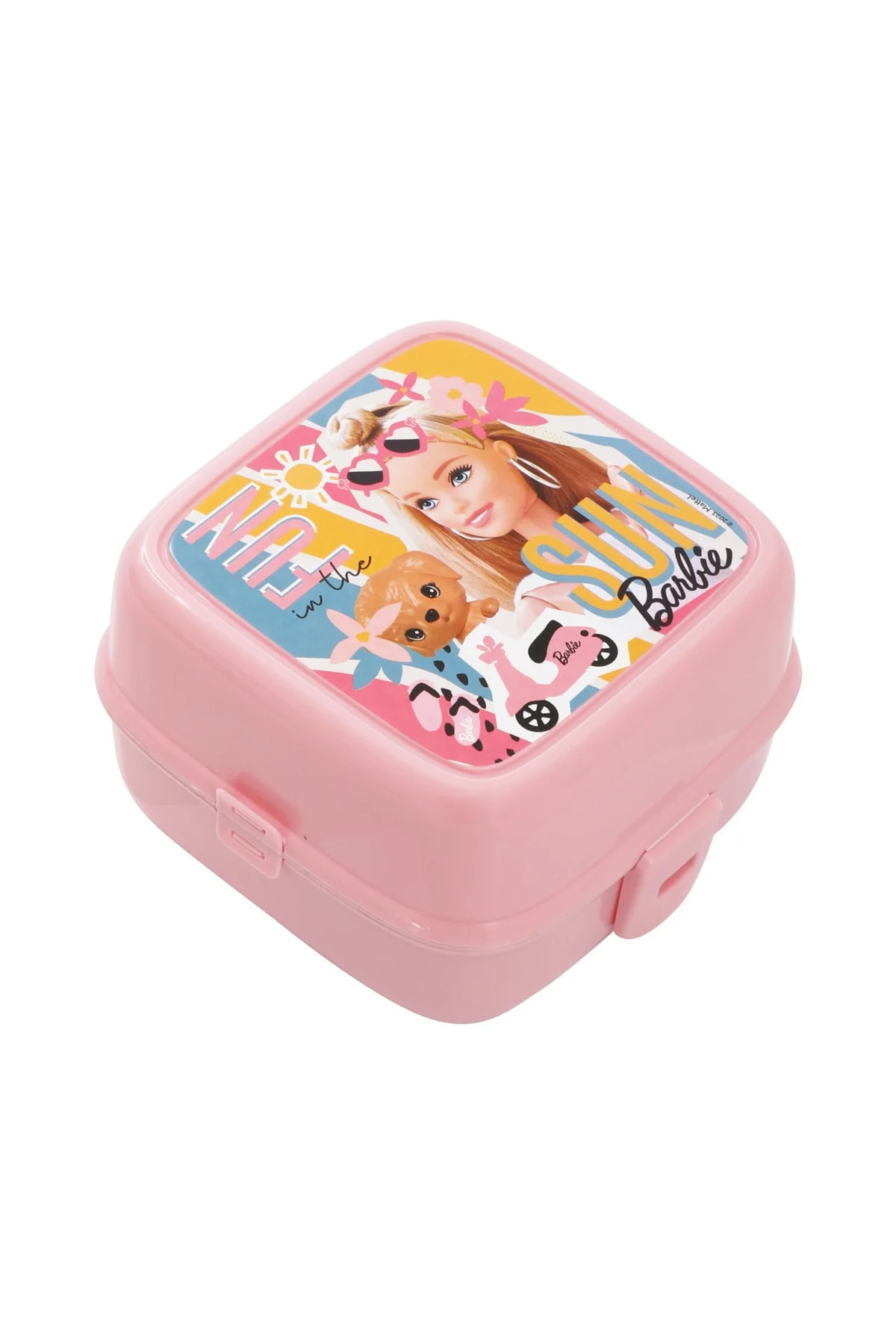 Large BPA-free plastic food container with secure locking lid, ideal for daily meal prep