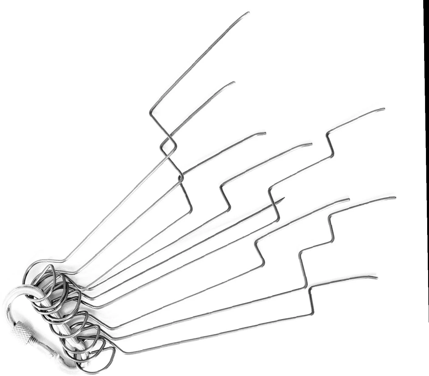 9-Piece Door Opening Needle Set – Spring Wire and Multiple Needle Types