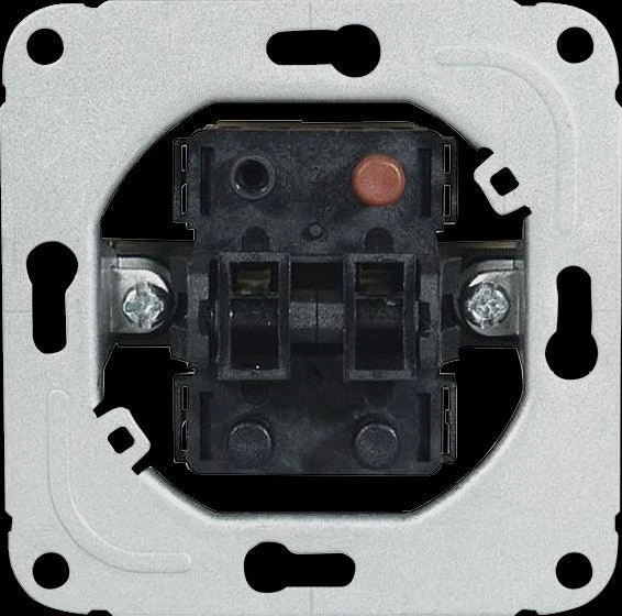 Flush-mounted serial switch for electrical installations