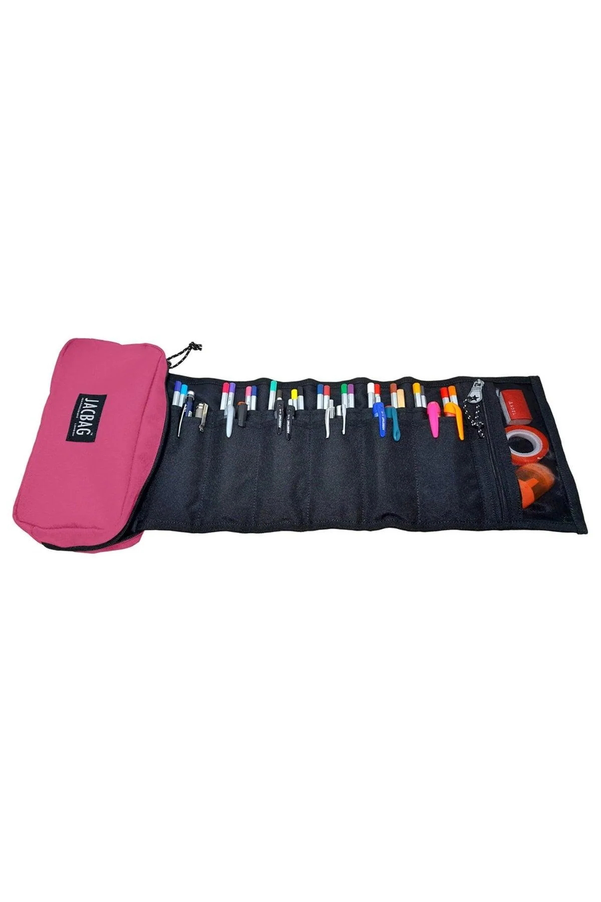48-slot organizer pen bag with double-layer design