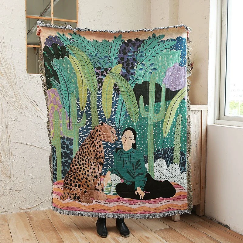 Outdoor Jungle Blanket for Camping