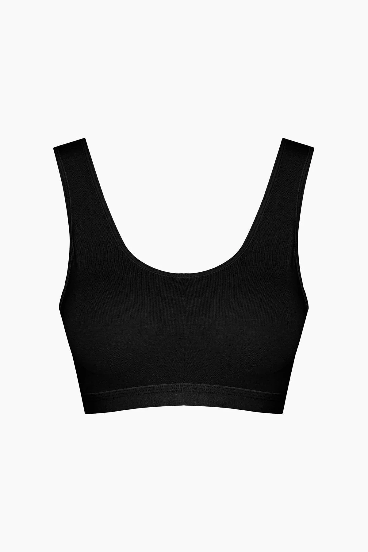 Cotton Sports Bustier with Removable Padding for Workouts and Daily Wear