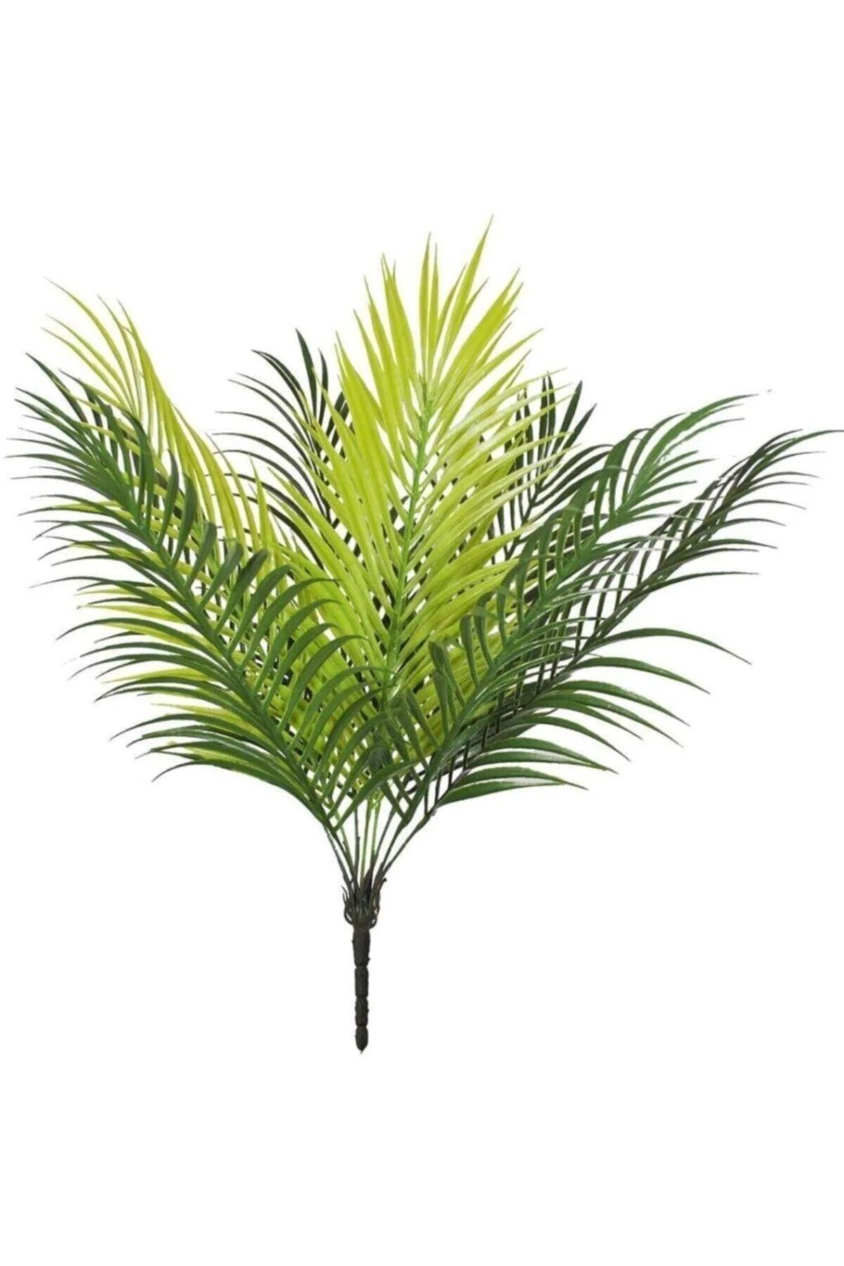 Artificial Areca Palm Leaf Bunch – 9 Branched, 50 cm Height, Wire Stem