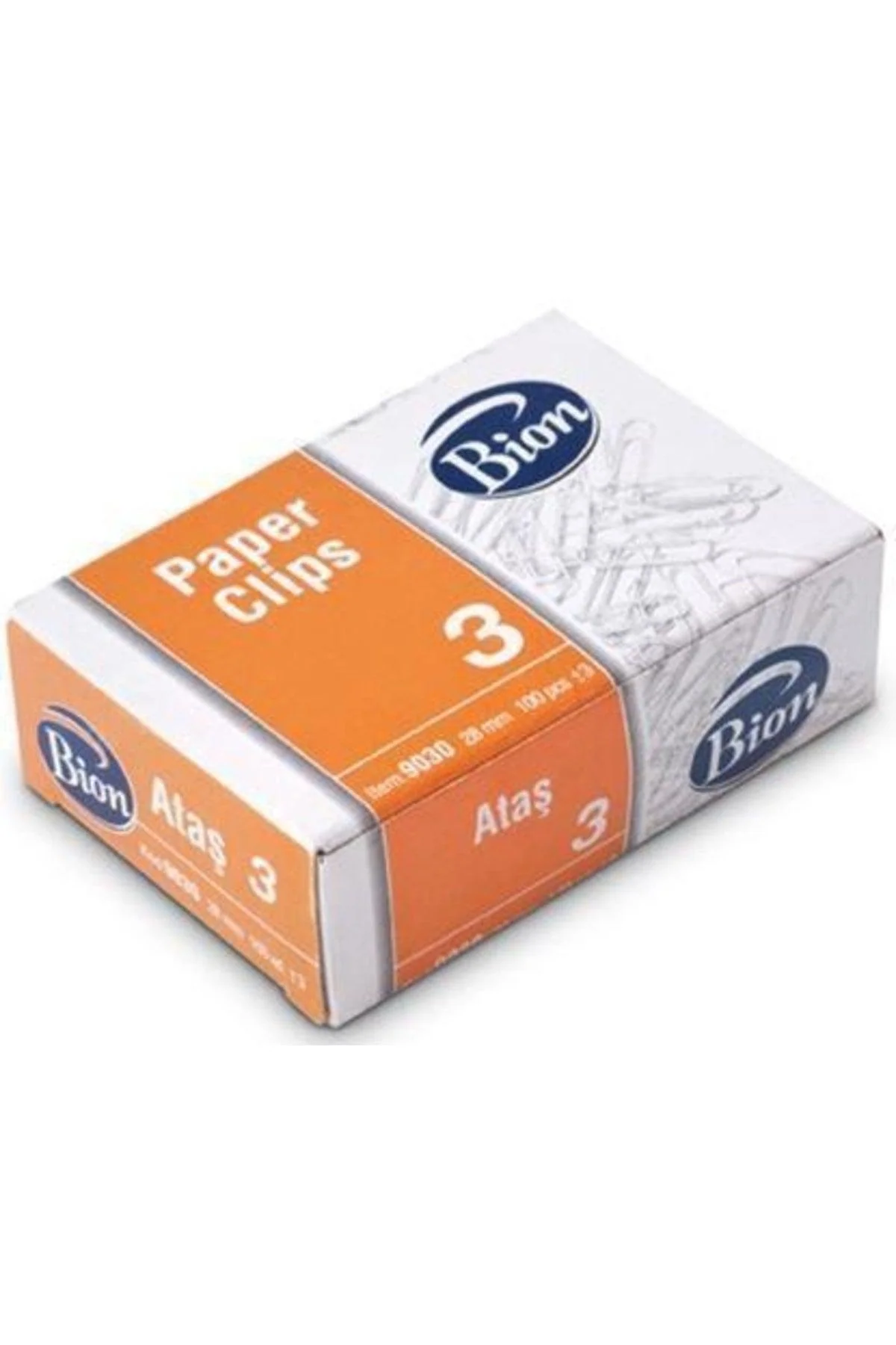 Large 30mm paper clips, pack of 90