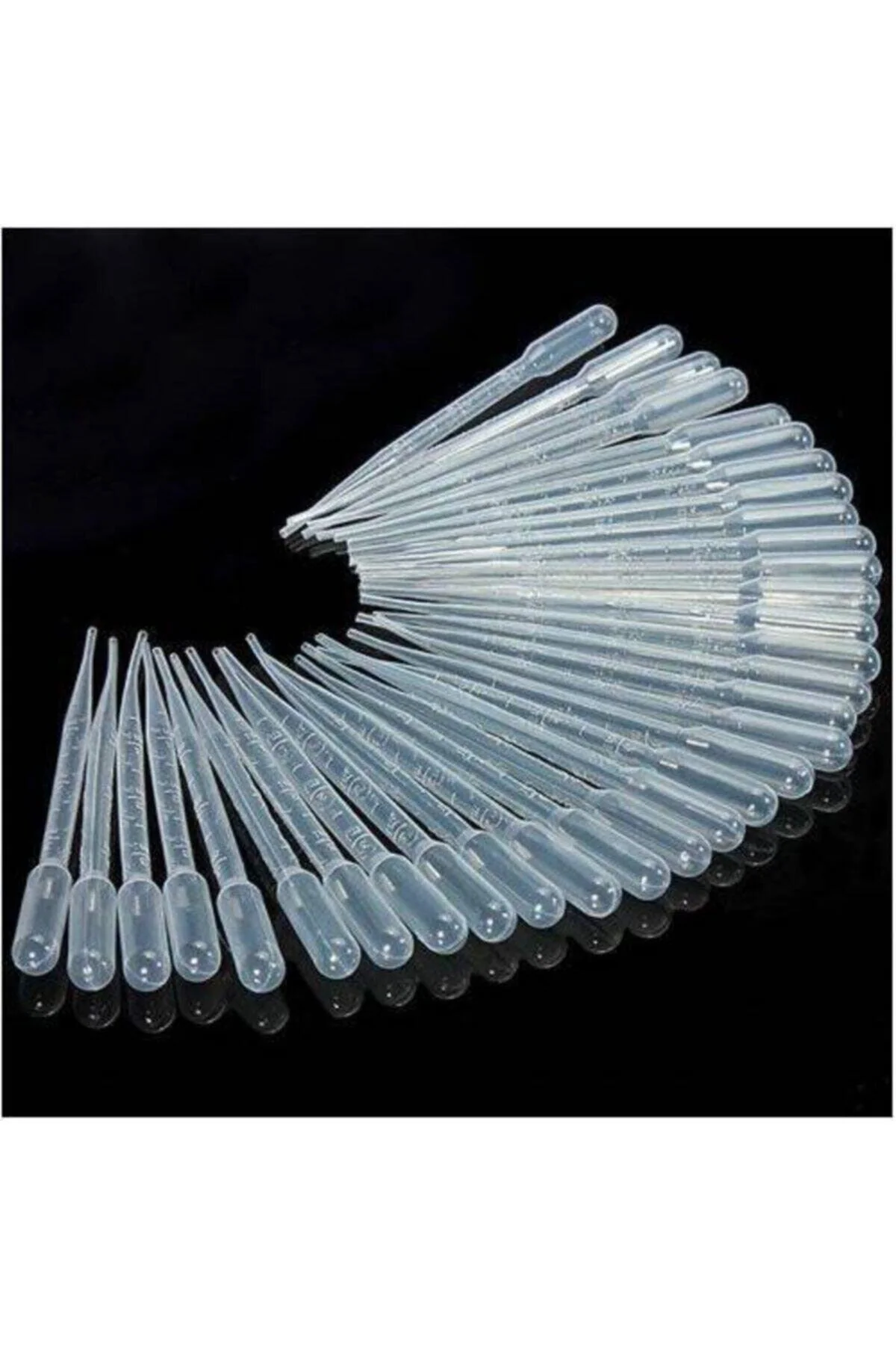 Plastic Pasteur pipettes 3 ml, pack of 100