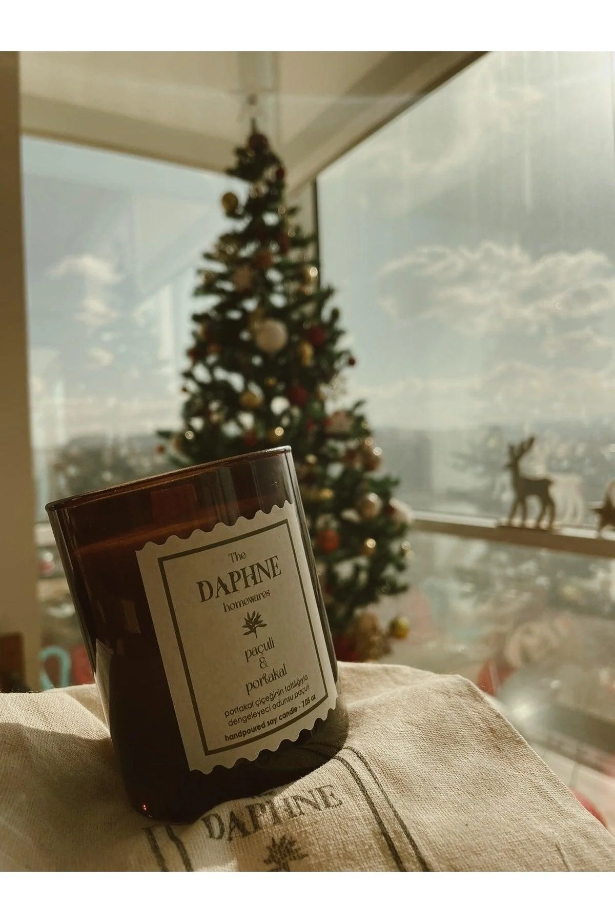 Patchouli Orange Soy Wax Candle with Natural Fragrance