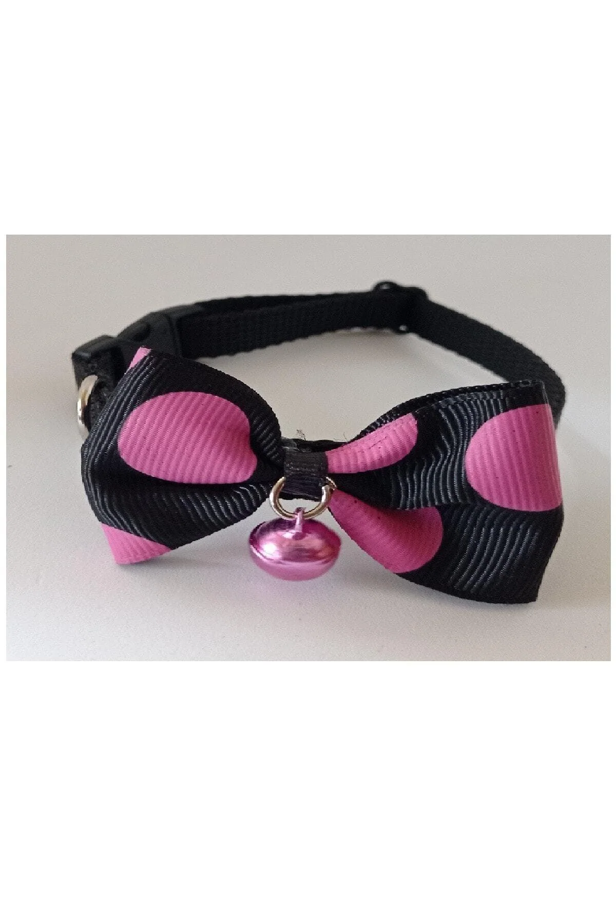 Patterned bow tie cat collar for small pets