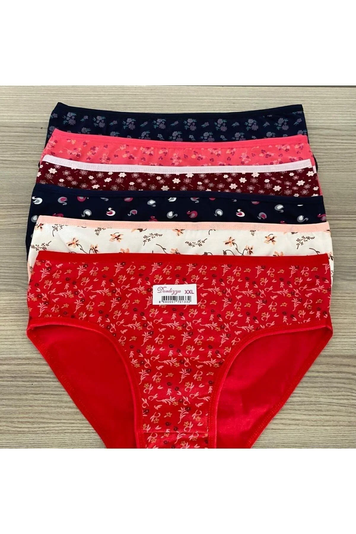 Women's Cotton Panties Set - 6 Piece Pack with Soft Lycra Blend
