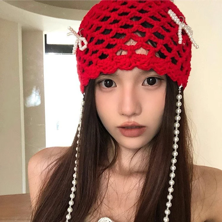 Pearl Bow Hat