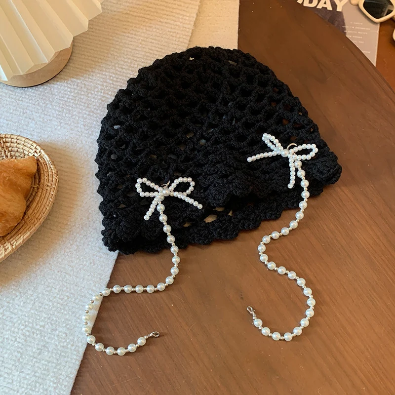 Pearl Bow Hat