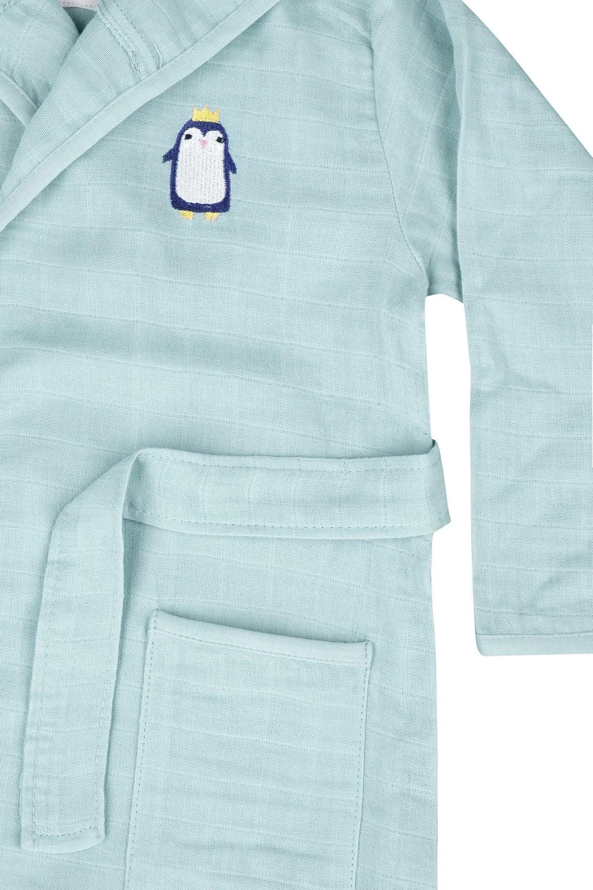 Muslin bathrobe for kids and babies