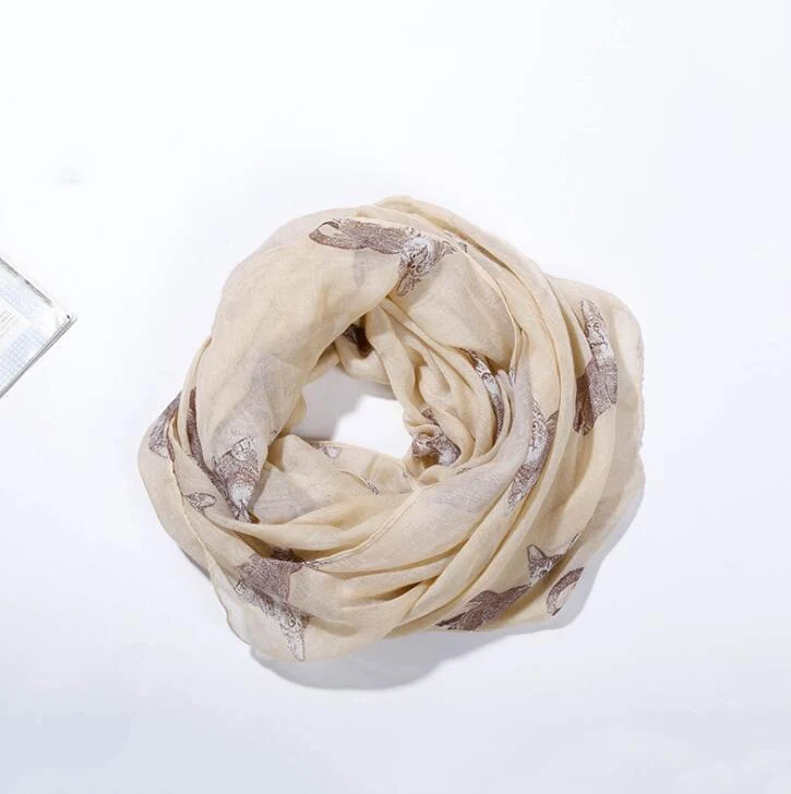 Persian Cat Print Scarf