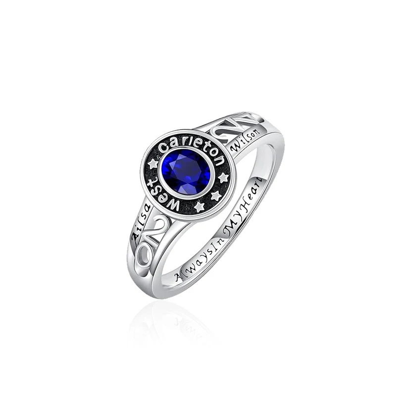 Personalized Diamond Class Ring for Men & Women
