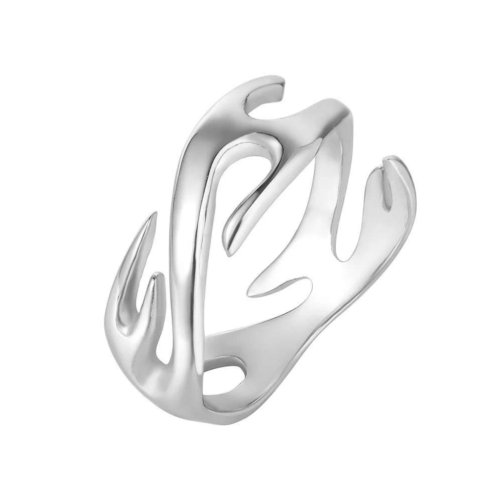 Personalized Retro Flame Totem Ring for Men