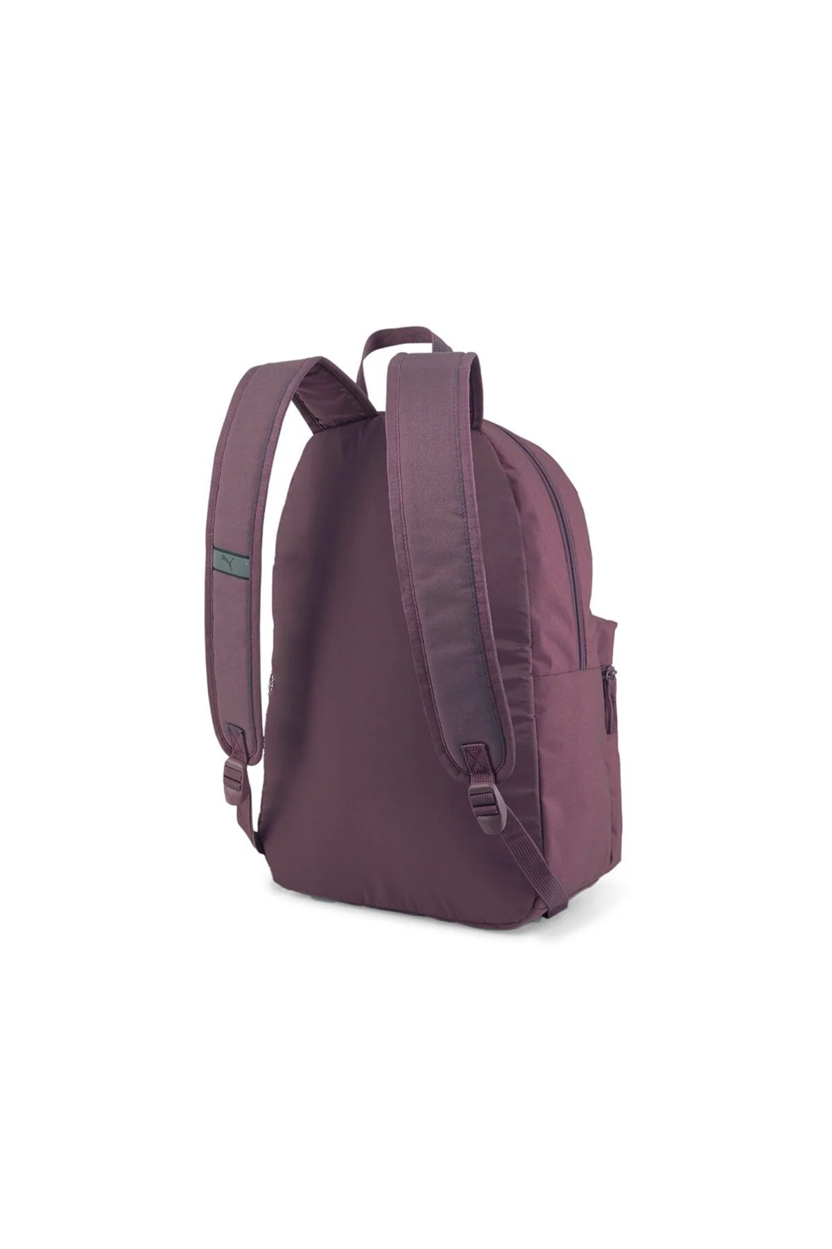 Dark pink unisex backpack for daily use with large interior