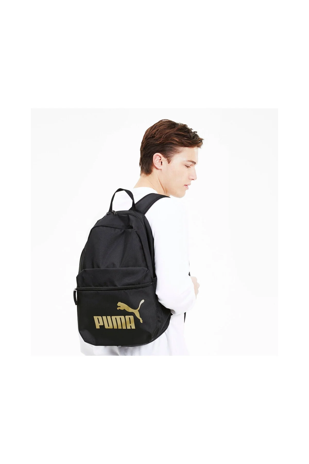 Black Large-Capacity Travel Backpack – Sporty Design, Durable Material