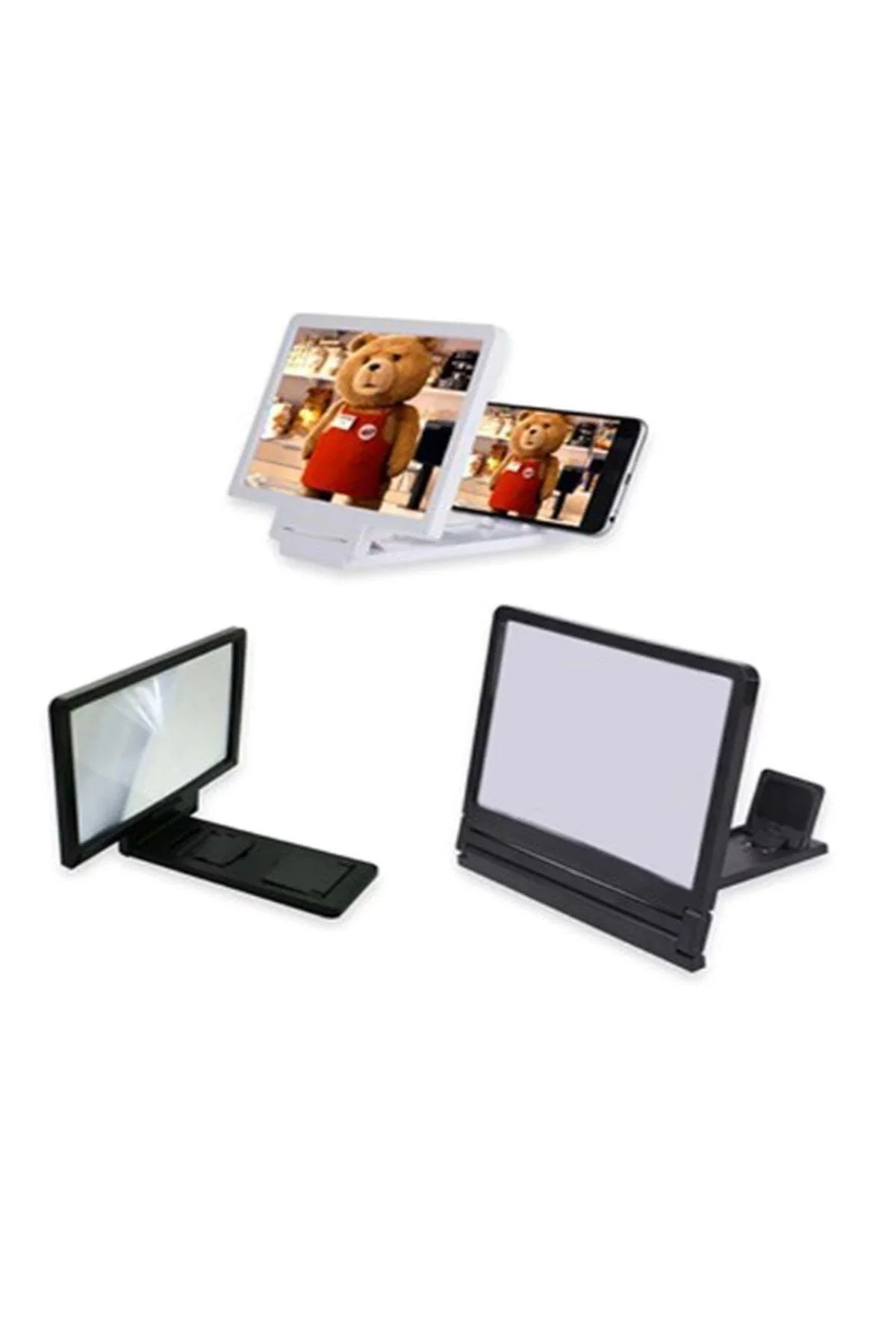 Adjustable 3D phone screen magnifier for comfortable viewing