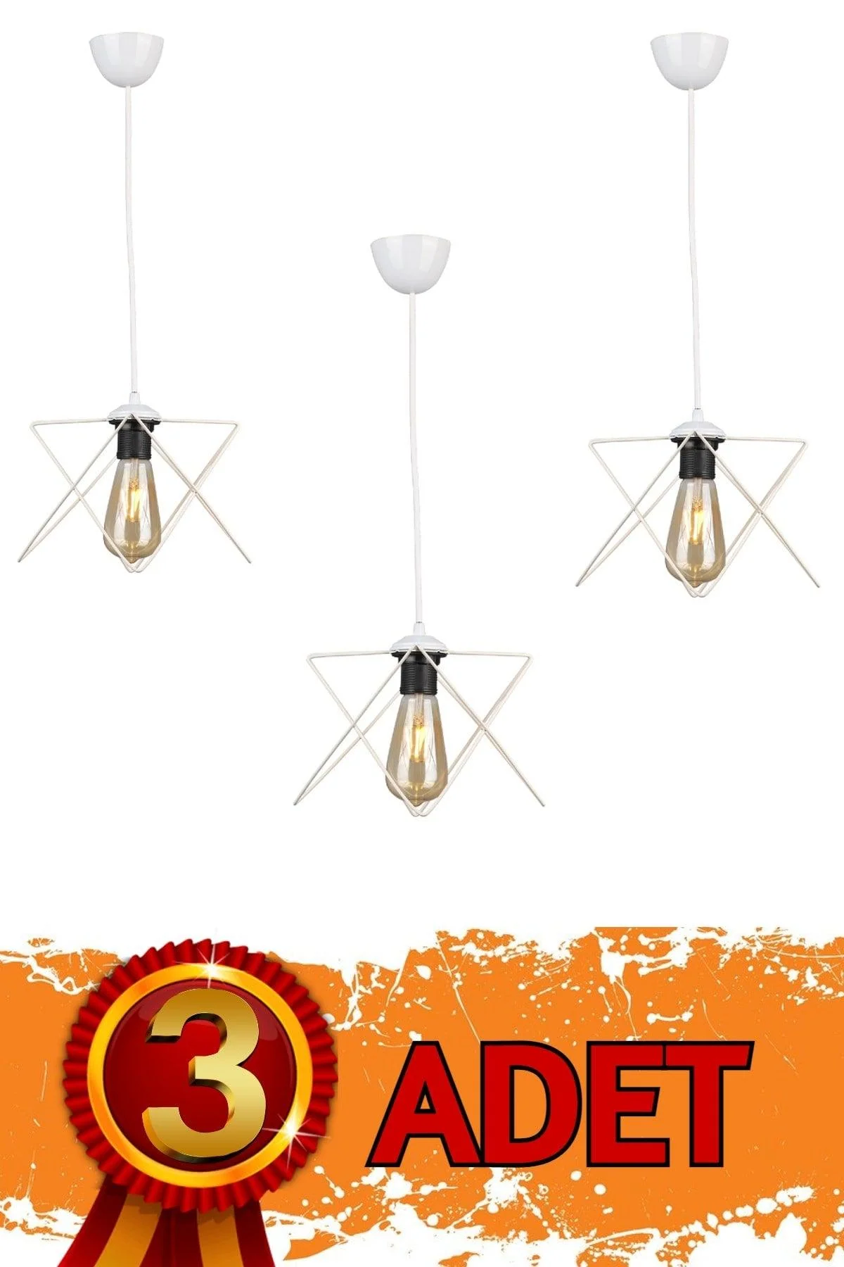 White metal wall sconce 15cm diameter x 65cm length