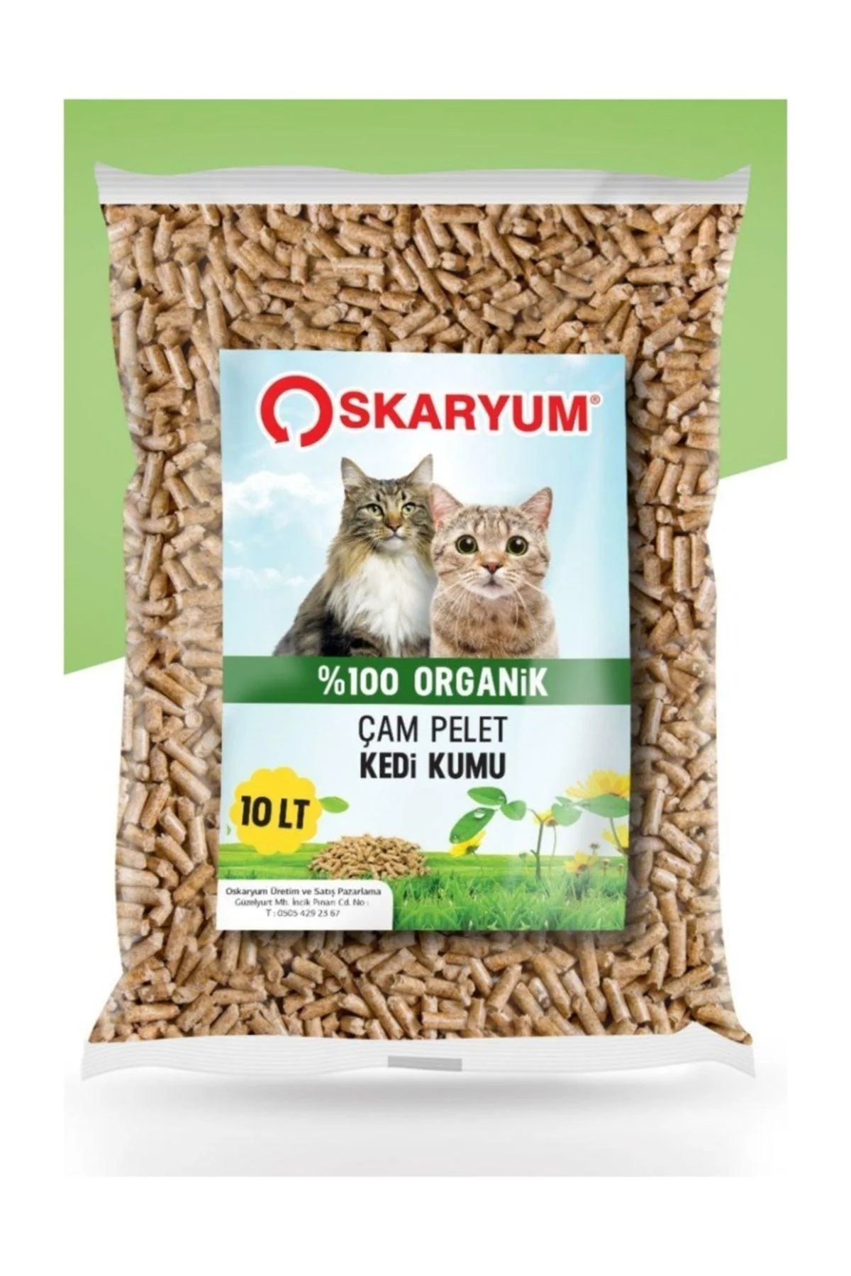 Cellulose Pellet Cat Litter for Odor Control