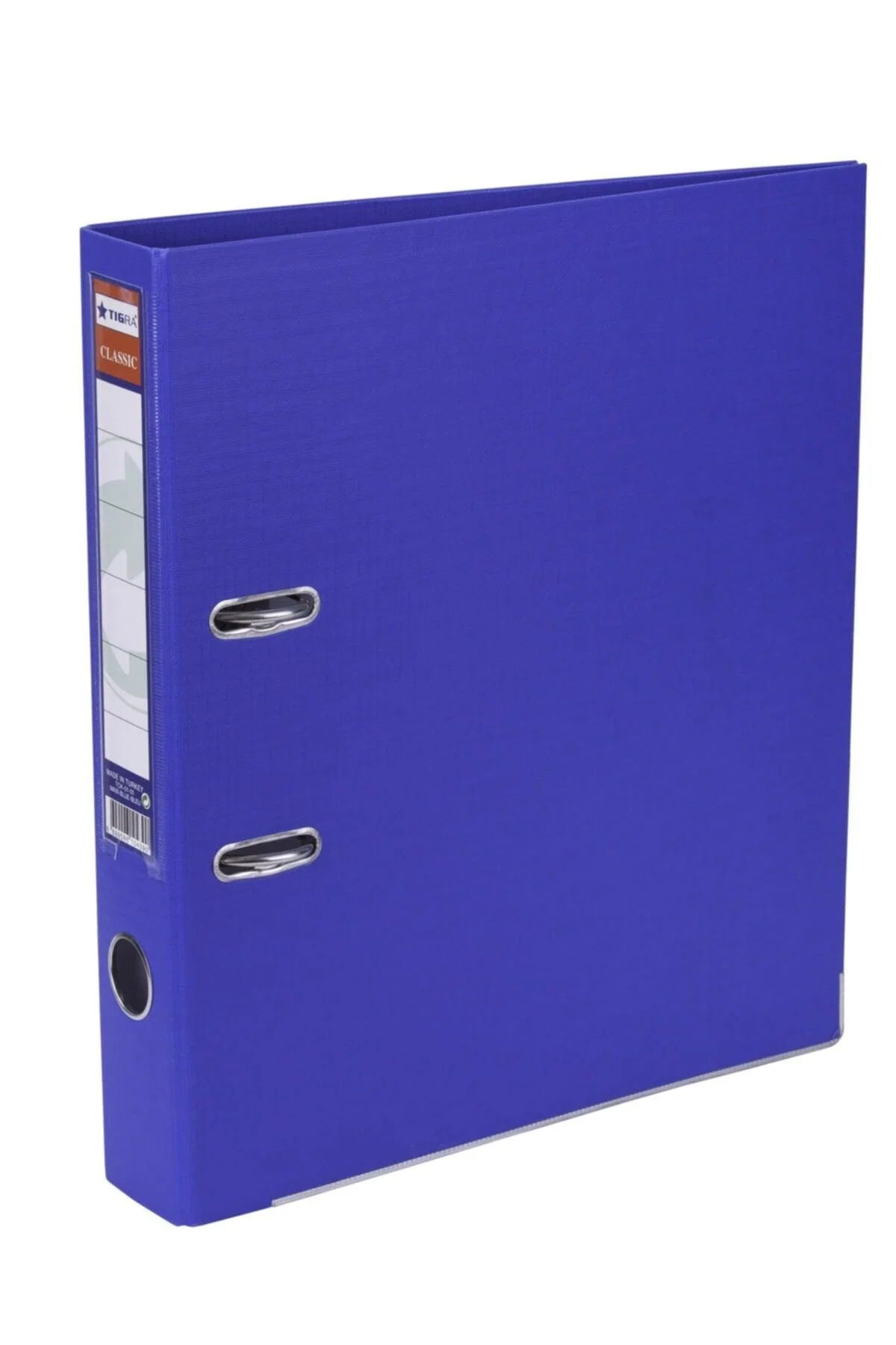 Narrow Blue Plastic Document Folder