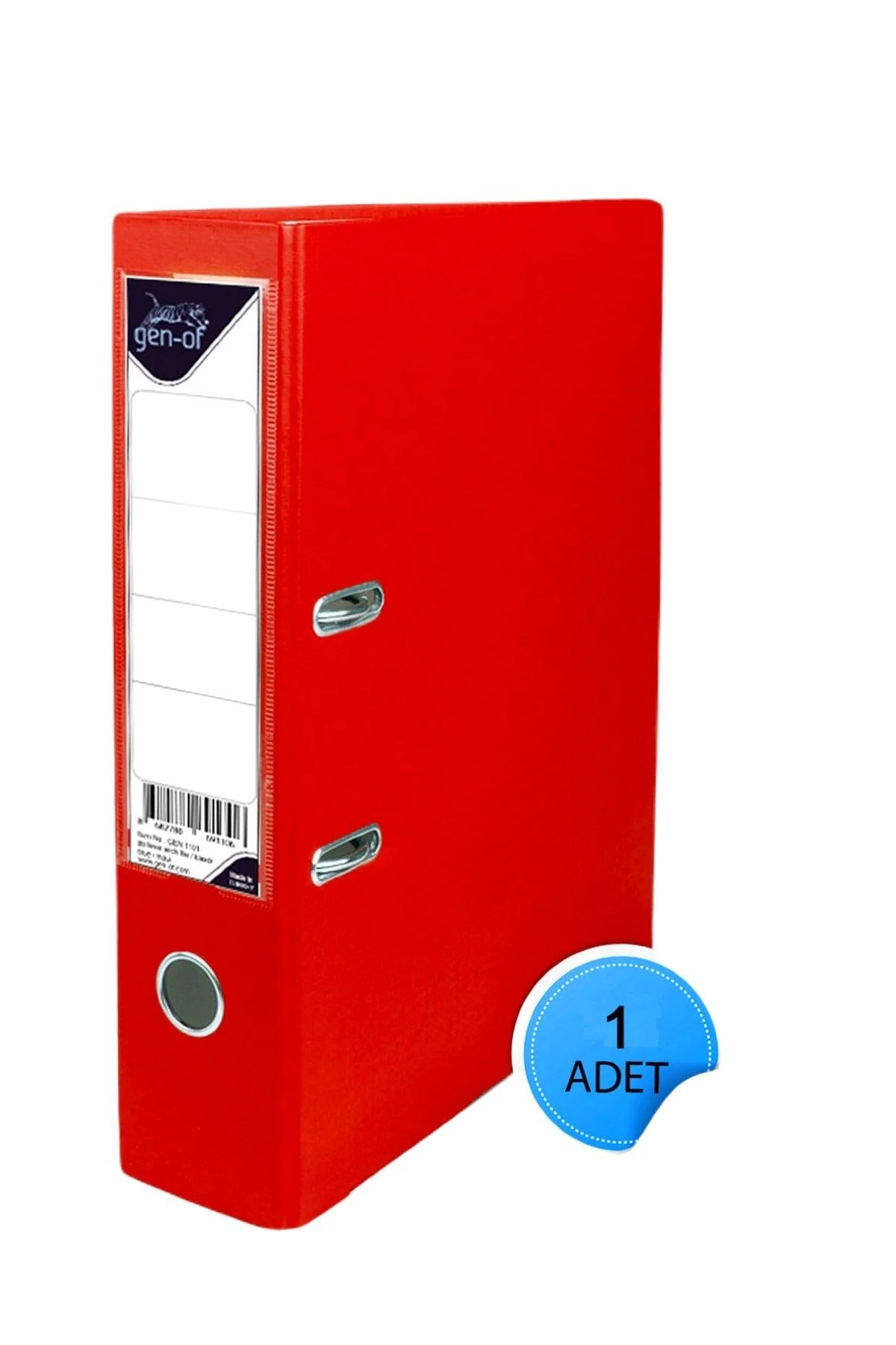 Wide Red Plastic Folder for A4 Documents