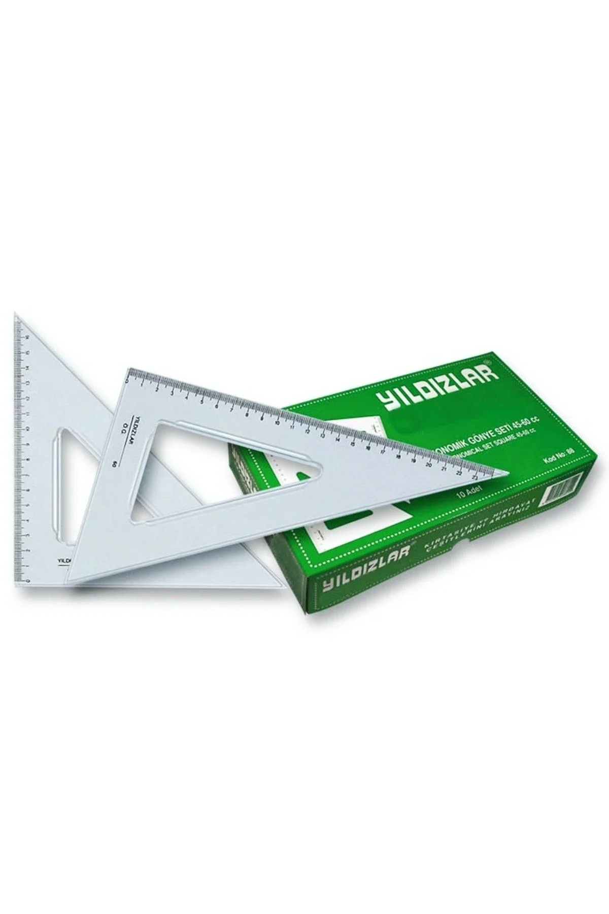 Plastic miter set for 30-60-90 and 45-45-90 degree angles 26cm