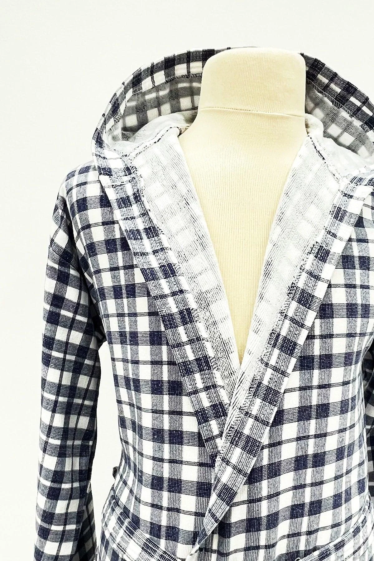 Men's organic cotton bathrobe and peshtemal set for comfort