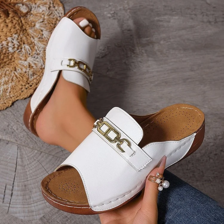 Plus-Size Thick-Soled Sandals for Women