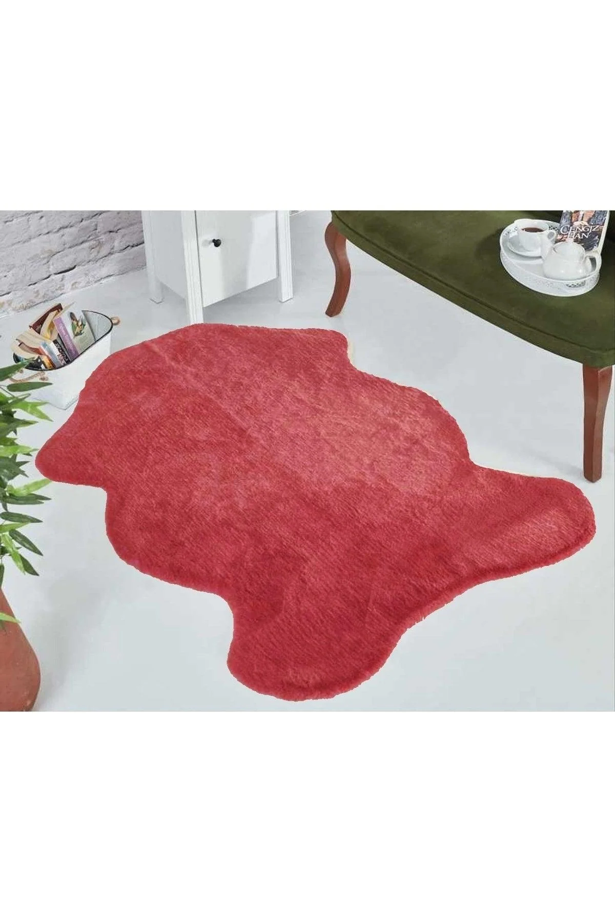 Antibacterial Plush Rug: Hypoallergenic and Machine Washable Floor Rug