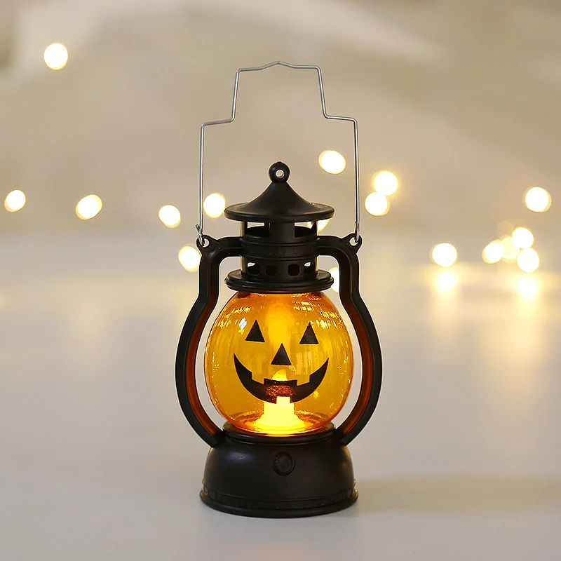 Portable Halloween Pumpkin Light Kindergarten Decorations