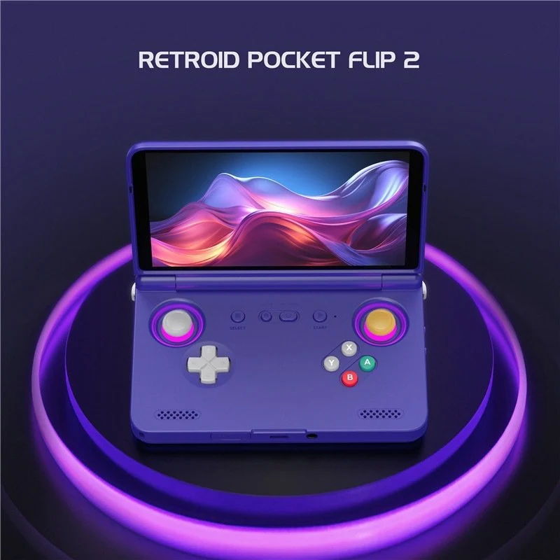 Portable Retro Game Console with OLED Display
