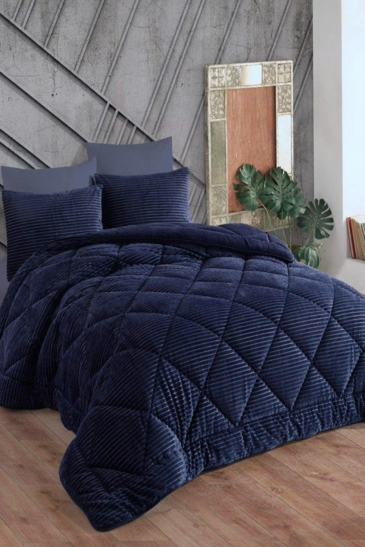 Breathable Double Duvet Set – Cotton, 240x220 cm with Pillowcases