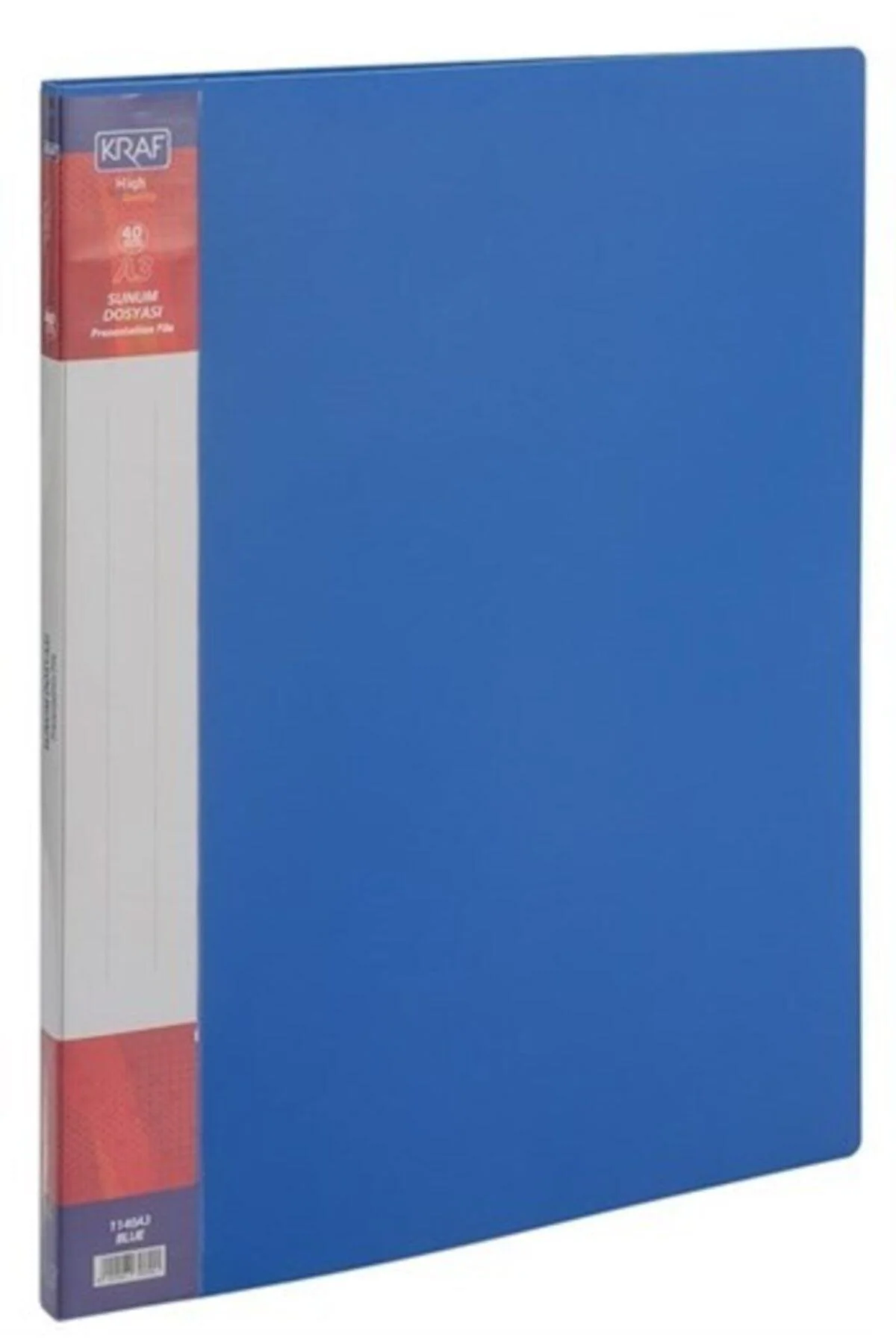 Blue presentation file A3 size | 40 pockets