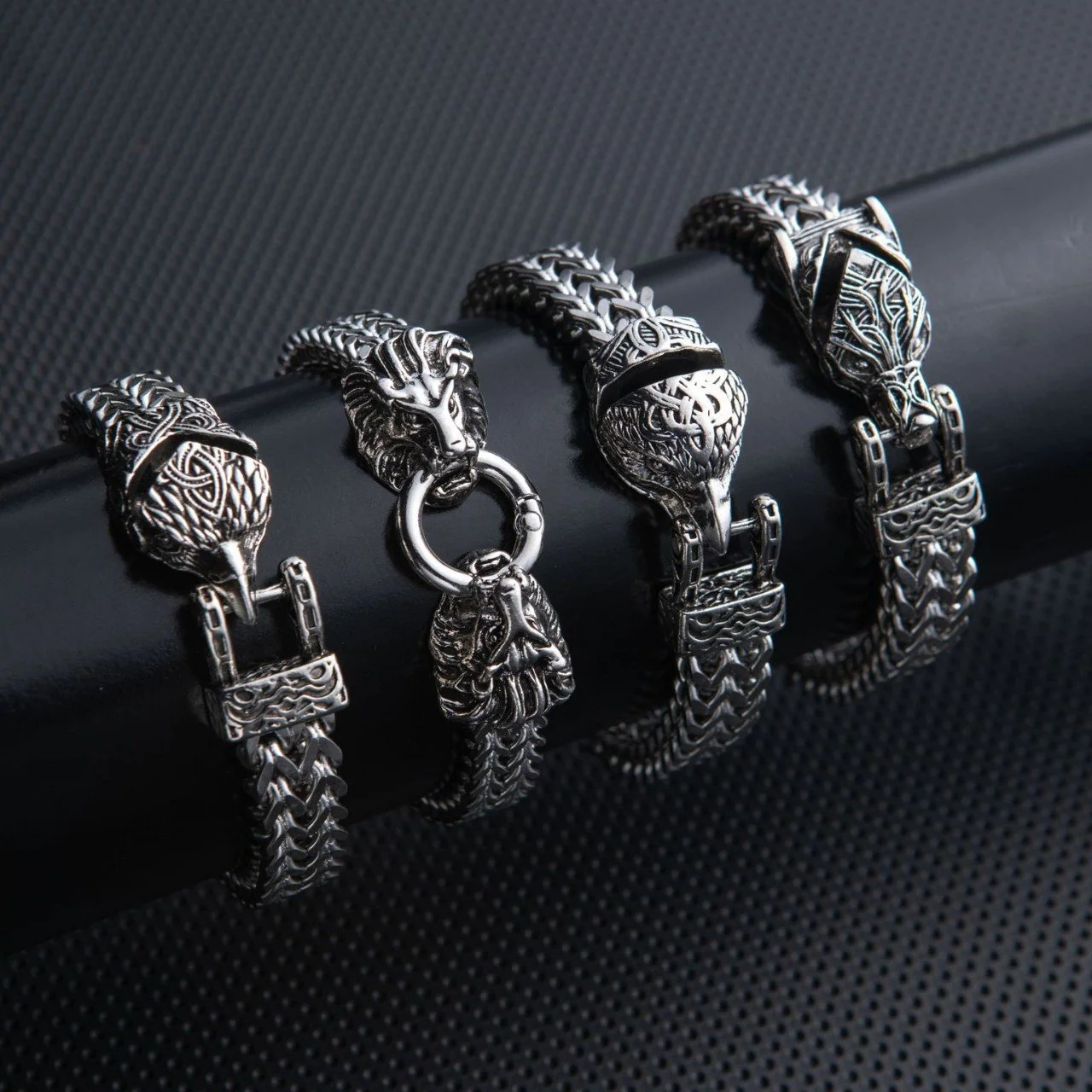 Punk Style Snakehead Bracelet