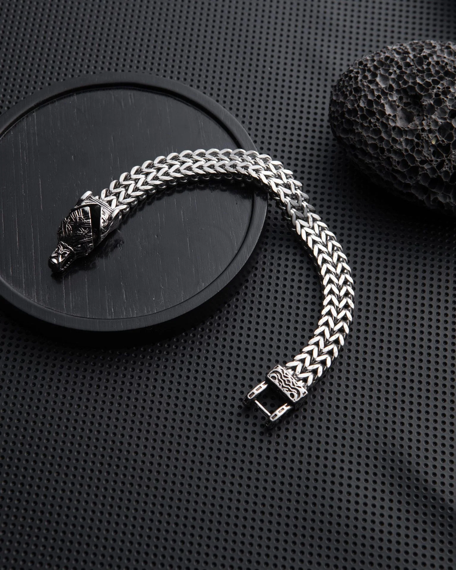 Punk Style Snakehead Bracelet