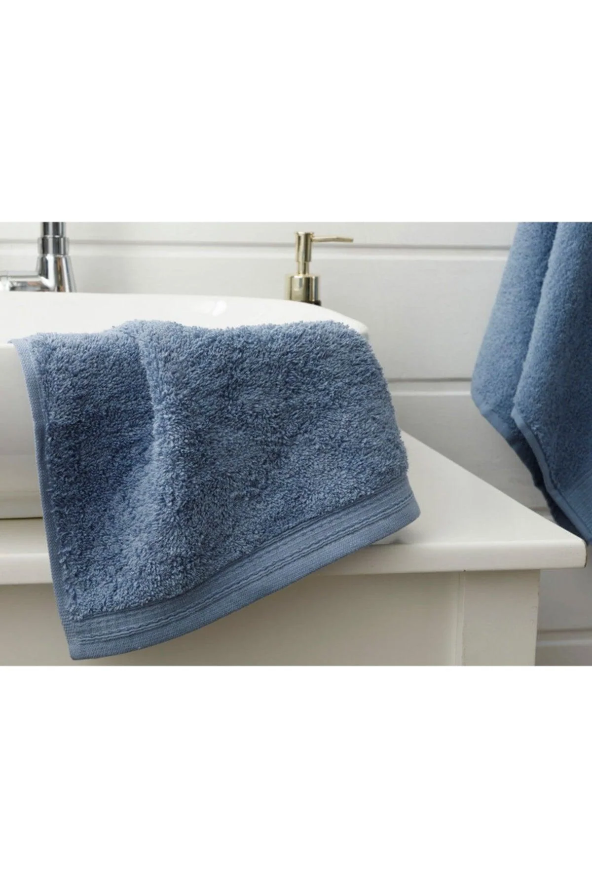 30x30cm Dark Blue 100% Cotton Bath Towel