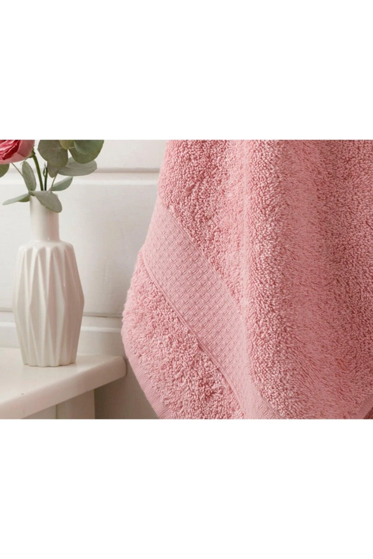 Light Rose Face Towel – 50×90 cm